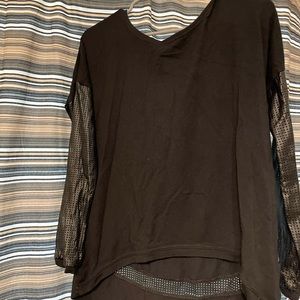 Generation Love New York XS/S black l sleeve blouse